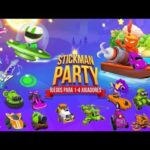 Stickman Party Home Page Screen