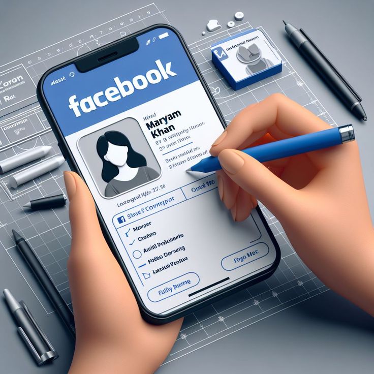 Looking at profile of a Facebook friend.