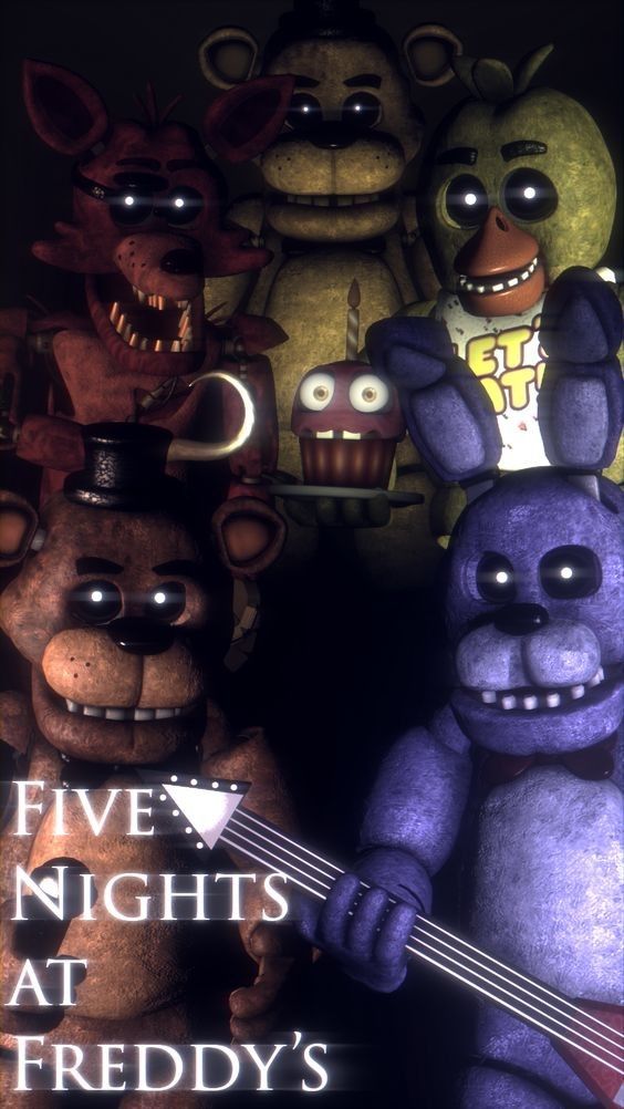 Main Bears looking at users in Five Night's at Freddy's
