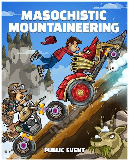 Players trying to get first position in Hill Climb Racing 2