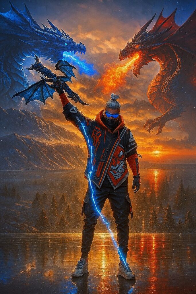 Free Fire Max wallpaper.
