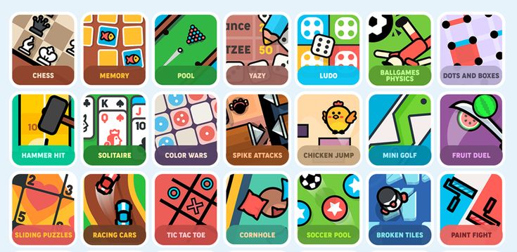 mini games in Weplay party game