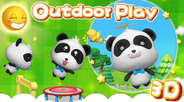 Cute Pandas in game