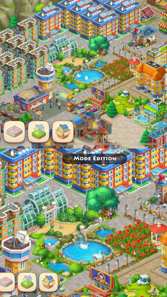 Town making process in the game