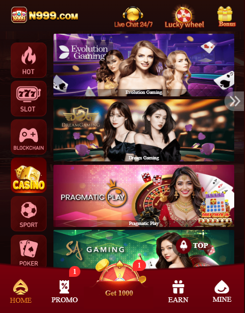 N999 games slots