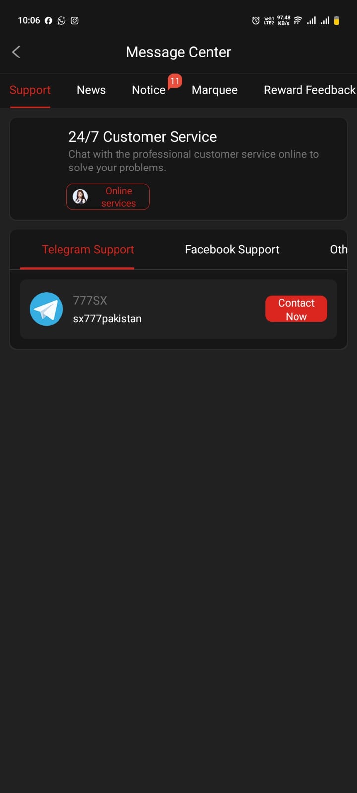 777sx game helpline