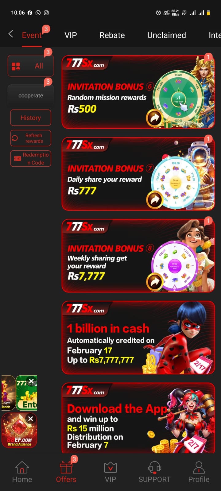 777sx festivals